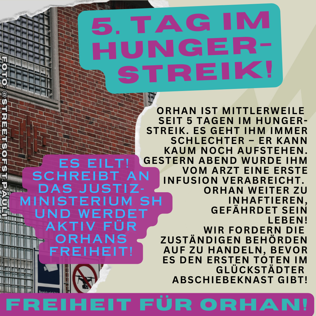 Werdet aktiv für Orhans Freiheit!